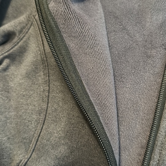 The North Face Agave Fleece Jacket Long Sleeve C656 Dark Gray XS - Picture 4 of 4